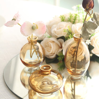 glass flower vase, bud vases, centerpiece vases, decorative vase, small flower vases#color_parent