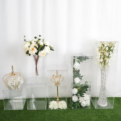 Acrylic Display Box, Pedestal Stand, Plastic Display Box, Pedestal Riser, Acrylic Riser Stand#color_parent