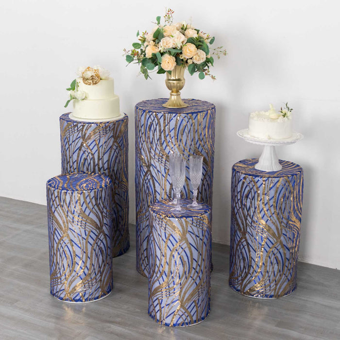 sequin, cylinder covers, pedestal cover, plinth covers, pillar prop cover#color_parent