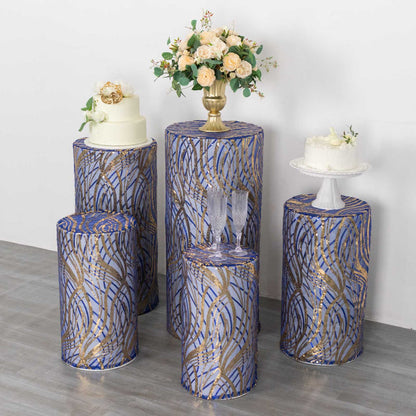 sequin, cylinder covers, pedestal cover, plinth covers, pillar prop cover#color_parent