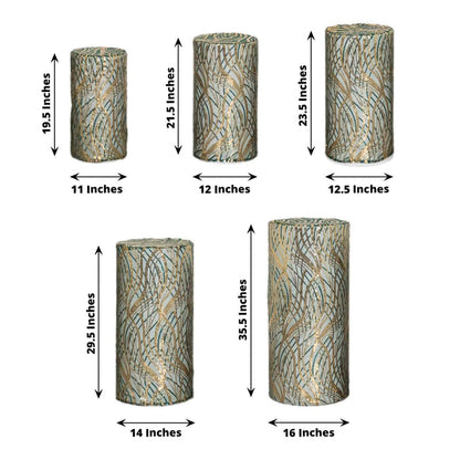 sequin, cylinder covers, pedestal cover, plinth covers, pillar prop cover#color_parent