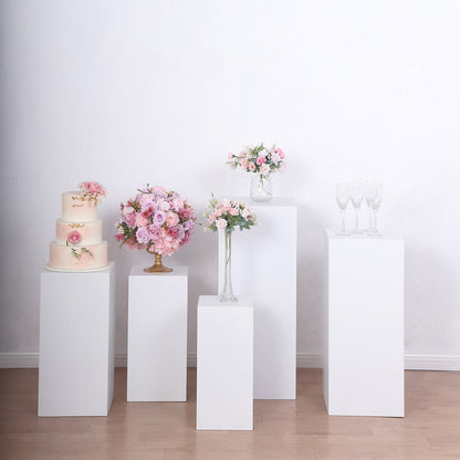 metal, pedestal stands, pedestal decor, rectangular plant stand, pedestal prop#color_parent