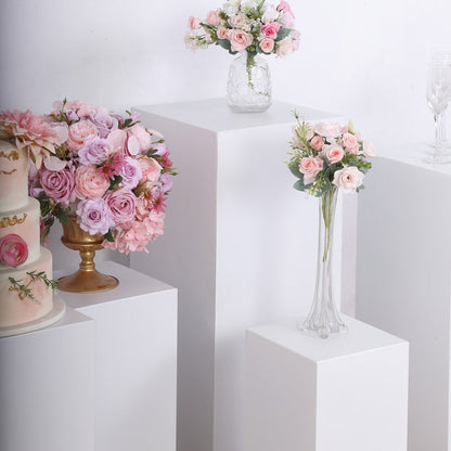 metal, pedestal stands, pedestal decor, rectangular plant stand, pedestal prop#color_parent