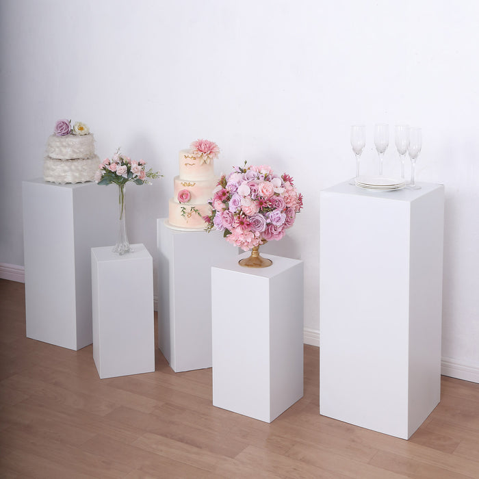 metal, pedestal stands, pedestal decor, rectangular plant stand, pedestal prop#color_parent