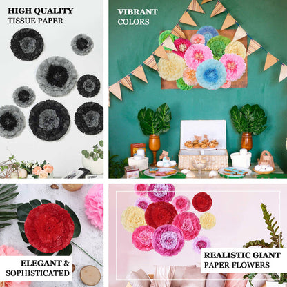 giant paper flowers, 3d wall flower decor,, tissue paper flowers, paper peony flowers, paper flowers#color_parent