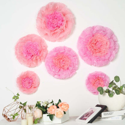 giant paper flowers, 3d wall flower decor,, tissue paper flowers, paper peony flowers, paper flowers#color_blush