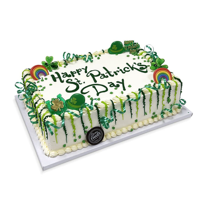 Shamrocks and Clovers Theme Cake Freed's Bakery