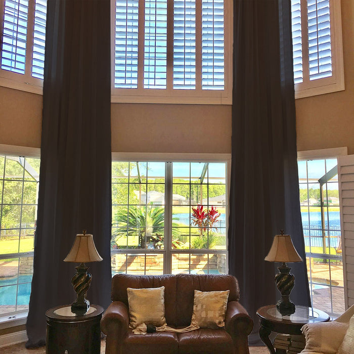 ceiling drapes, sheer curtain panels, fire retardant curtains, sheer bedroom curtains, living room curtains#color_black