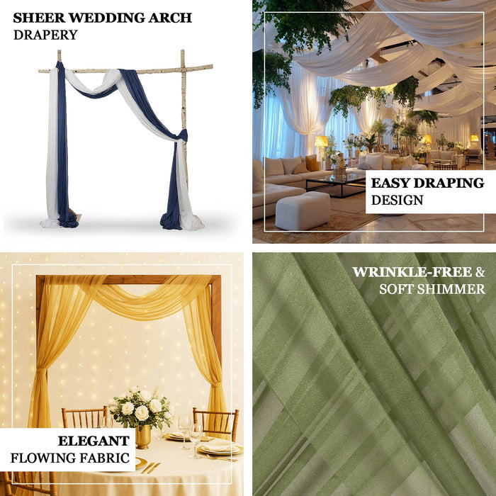 chiffon arch drape, sheer curtain, sheer backdrop, ceiling drape, chiffon drape, curtain panel, arch drape, sheer curtain#color_parent