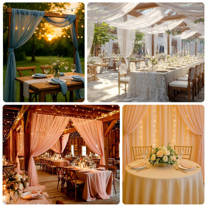 chiffon arch drape, sheer curtain, sheer backdrop, ceiling drape, chiffon drape, curtain panel, arch drape, sheer curtain#color_parent