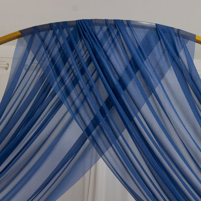 chiffon arch drape, sheer curtain, sheer backdrop, ceiling drape, chiffon drape, curtain panel, arch drape, sheer curtain#color_parent