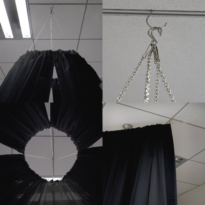 ceiling drapes, sheer curtain panels, fire retardant curtains, sheer bedroom curtains, living room curtains#color_black