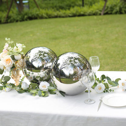 mirror balls, mirror ball decor, stainless steel balls, gazing ball, garden sphere#size_parent
