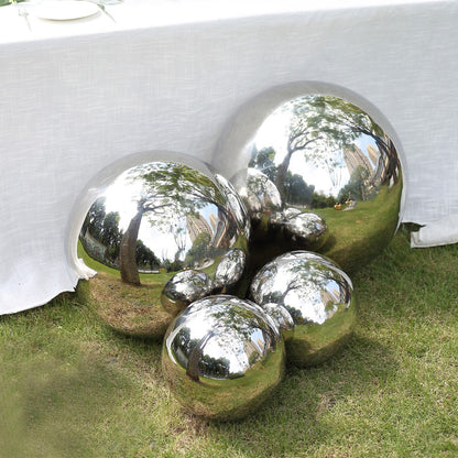 mirror balls, mirror ball decor, stainless steel balls, gazing ball, garden sphere#size_parent