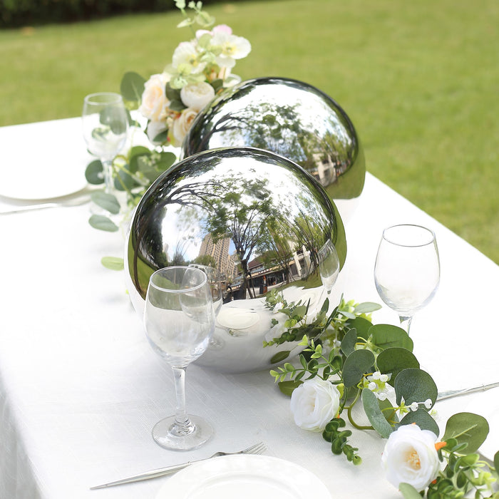 mirror balls, mirror ball decor, stainless steel balls, gazing ball, garden sphere#size_12"