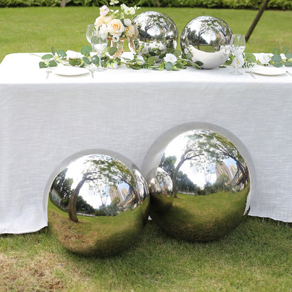 mirror balls, mirror ball decor, stainless steel balls, gazing ball, garden sphere#size_12"