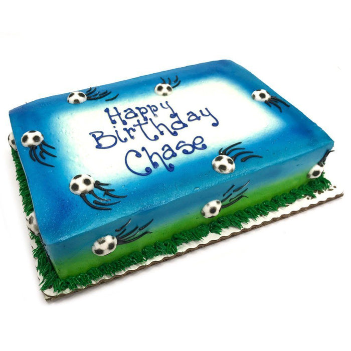 Soccer Game Day Theme Cake Freed's Bakery