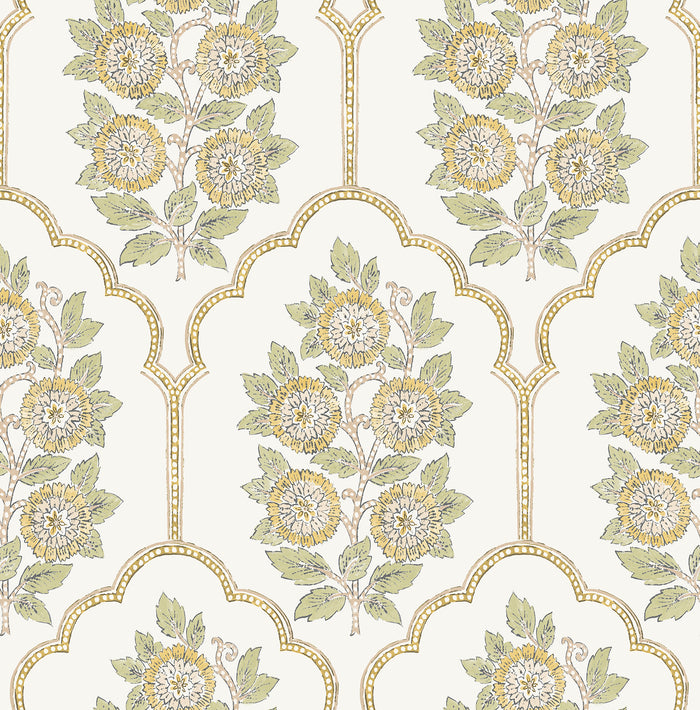 Floral Bazaar peel and stick wallpaper by WallPops