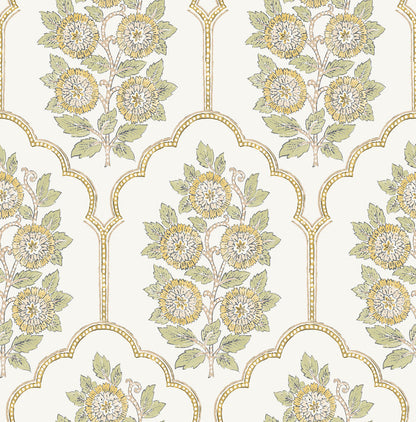 Floral Bazaar peel and stick wallpaper by WallPops