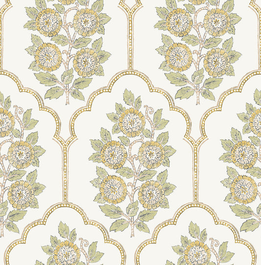 Floral Bazaar peel and stick wallpaper by WallPops