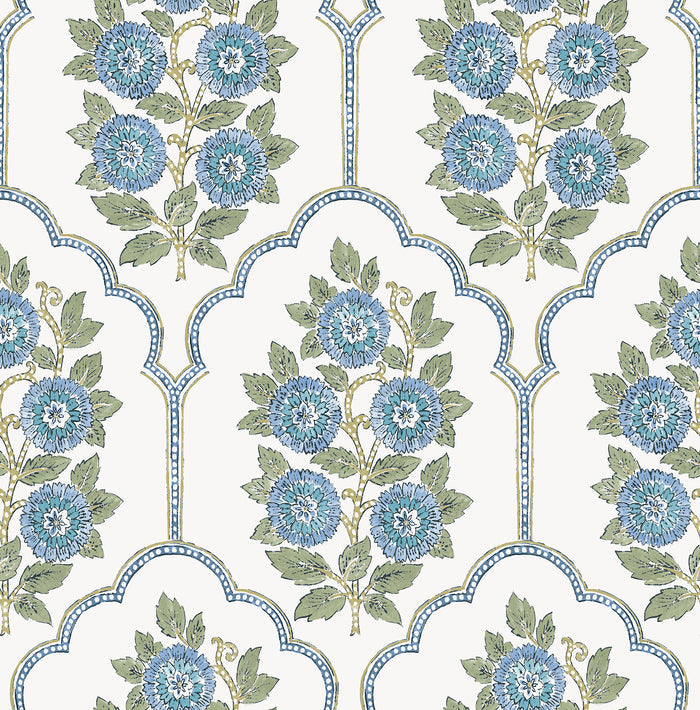 Floral Bazaar peel and stick wallpaper by WallPops