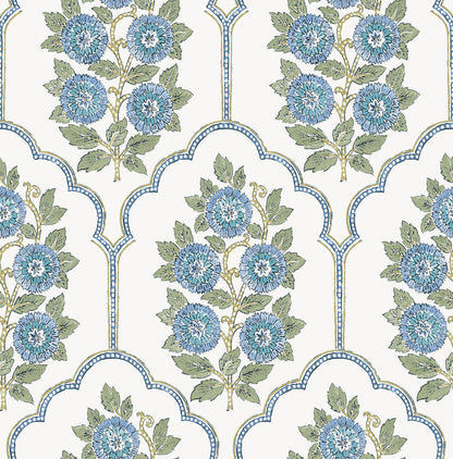 Floral Bazaar peel and stick wallpaper by WallPops