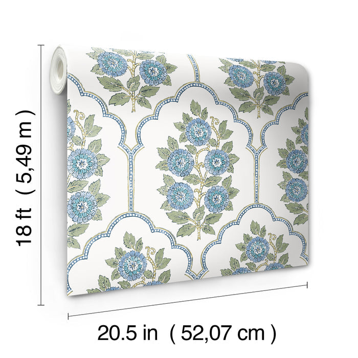 Floral Bazaar P&S Wallpaper dimensions