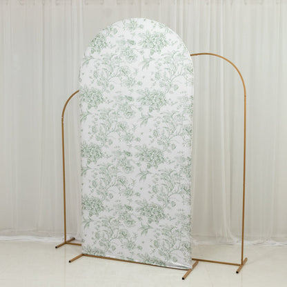 backdrop cover, fitted cover, chiara arch cover, spandex cover, arch cover, french toile backdrop cover#color_parent