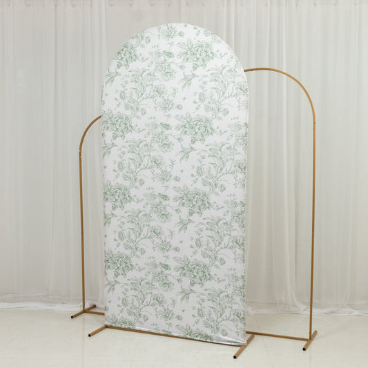 backdrop cover, fitted cover, chiara arch cover, spandex cover, arch cover, french toile backdrop cover#color_parent