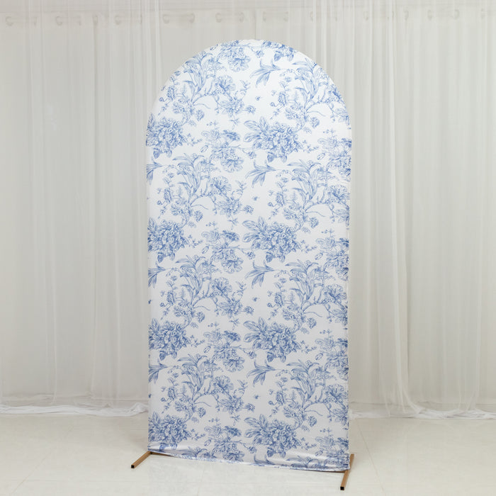 backdrop cover, fitted cover, chiara arch cover, spandex cover, arch cover, french toile backdrop cover#color_parent