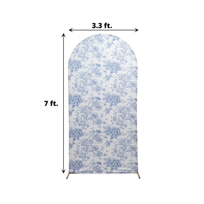 backdrop cover, fitted cover, chiara arch cover, spandex cover, arch cover, french toile backdrop cover#color_parent