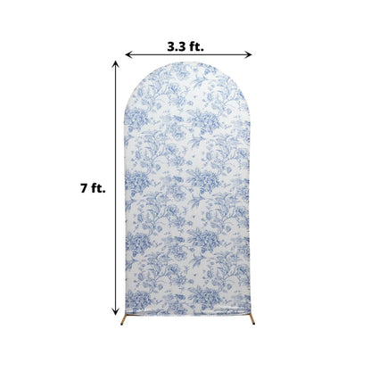 backdrop cover, fitted cover, chiara arch cover, spandex cover, arch cover, french toile backdrop cover#color_parent