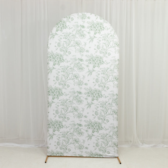 Dusty Sage Green | White
