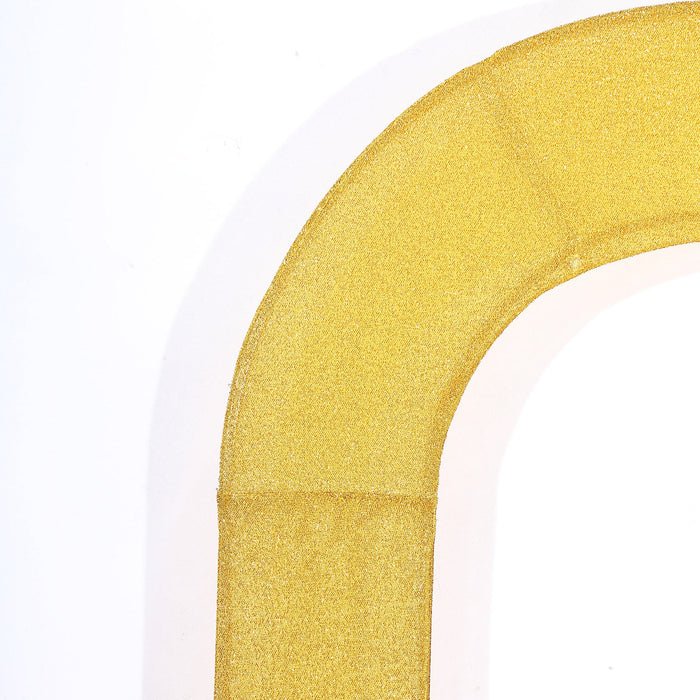 backdrop cover, arch backdrop covers, backdrop fabric, arch cover, custom fitted backdrop stand cover#color_gold