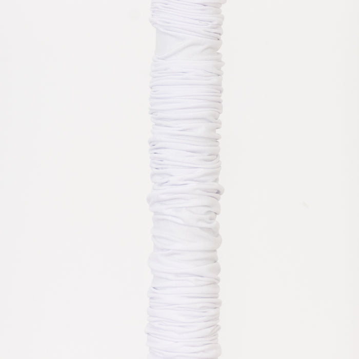 spandex pole cover, 20ft pole cover, stretch fabric pole cover, curved chandelier hanger cover, pole sleeve, pole cover#color_white