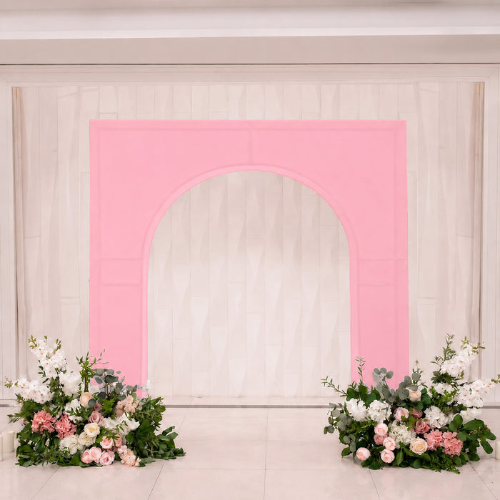spandex backdrop stand covers, stretch backdrop stand covers, fitted backdrop stand covers, spandex arch covers, backdrop frame covers, wedding backdrop stand covers, event backdrop covers, wrinkle free backdrop covers#color_parent