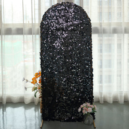 backdrop cover, back drop fabric, backdrop cloth, photobooth backdrops, sequin backdrops#color_black