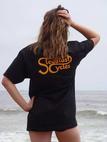 Steadfast Cycles Mens Medium shirt Triumph BSA Classic British motorcycles