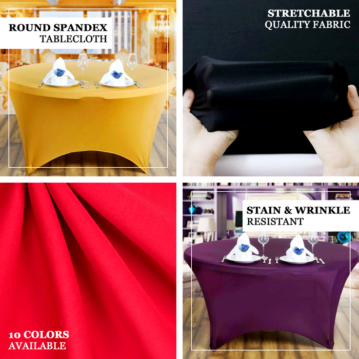 round tablecloths, spandex tablecloth, fitted round table covers, round spandex table covers, 60 inch round fitted tablecloth#color_parent