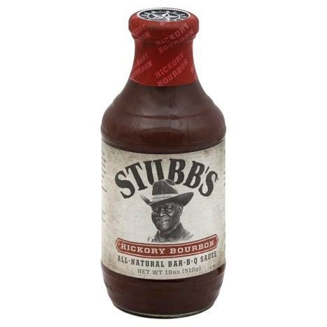 Stubb's Bar-B-Q Sauce, Legendary, Hickory Bourbon - 18 Ounces