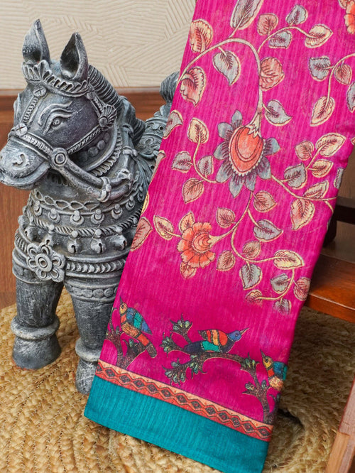 Summer Loom Cotton Saree | TTDS3591