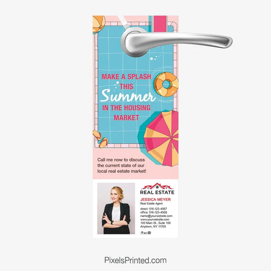Agent Introduction Summer Realtor Door Hanger