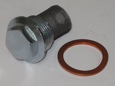 Sump filter & washer Triumph 70-5312 70-5315 UK Made crankcase plug 70-9336