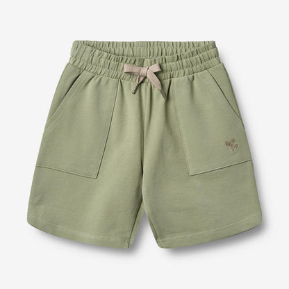 Wheat Main Sweat shorts Elmo Shorts 1145 green tea