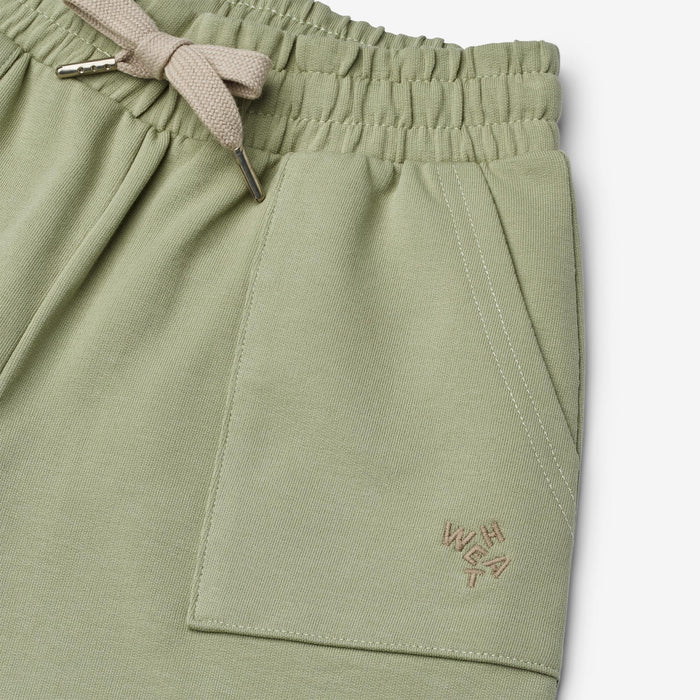 Wheat Main Sweat shorts Elmo Shorts 1145 green tea