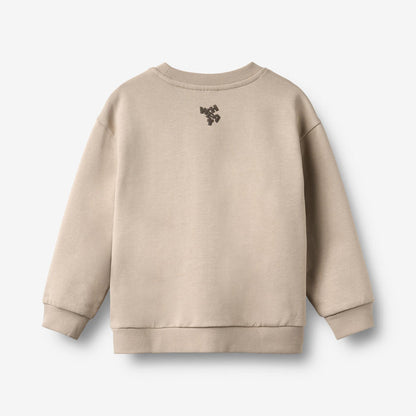 Wheat Main Sweatshirt L/S Ellis Print Sweatshirt 9711 grey moon