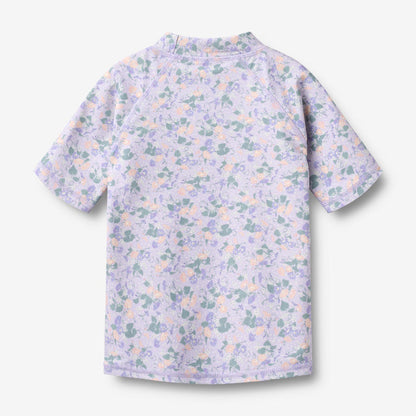 Wheat Main Swim T-shirt S/S Jackie T-Shirt 9605 purple light petunias