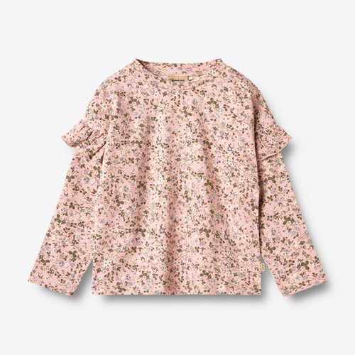 Wheat Main T-shirt L/S Belinda Jersey Tops and T-Shirts 9536 rose powder flowers