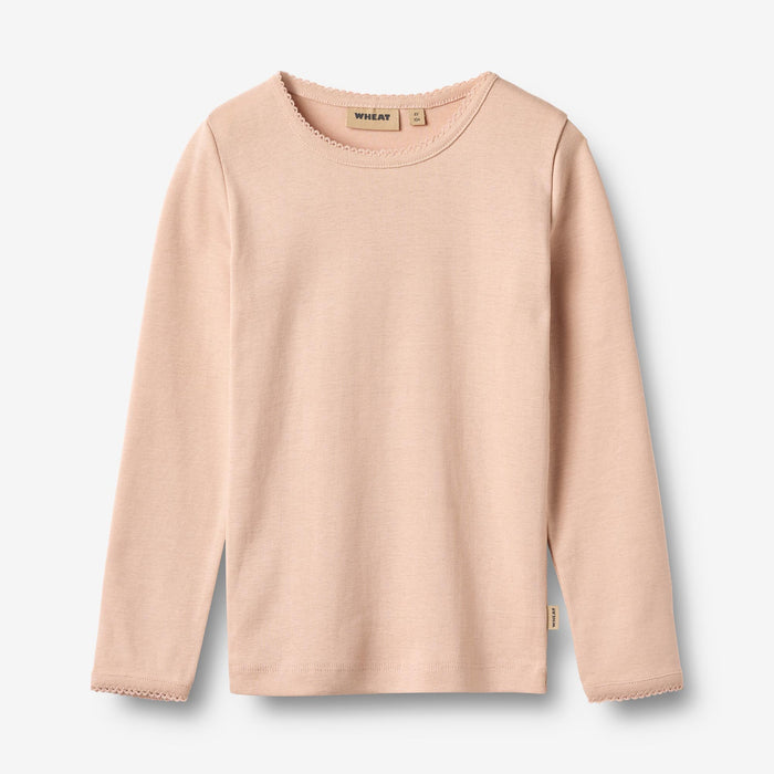 Wheat Main T-shirt L/S Belis Jersey Tops and T-Shirts 2032 rose dust