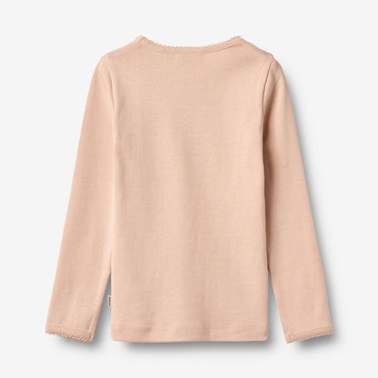 Wheat Main T-shirt L/S Belis Jersey Tops and T-Shirts 2032 rose dust